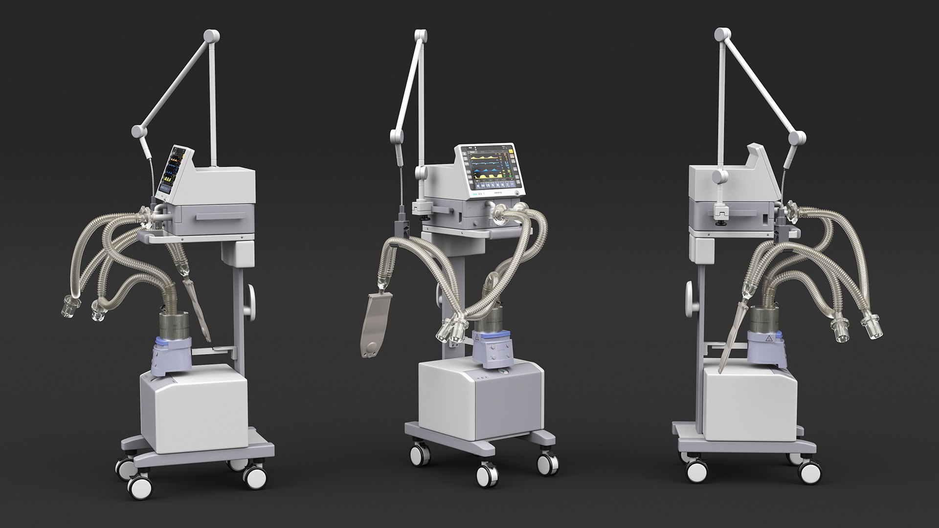 Mechanical Breathing Ventilator Mindray 3D - TurboSquid 2178309