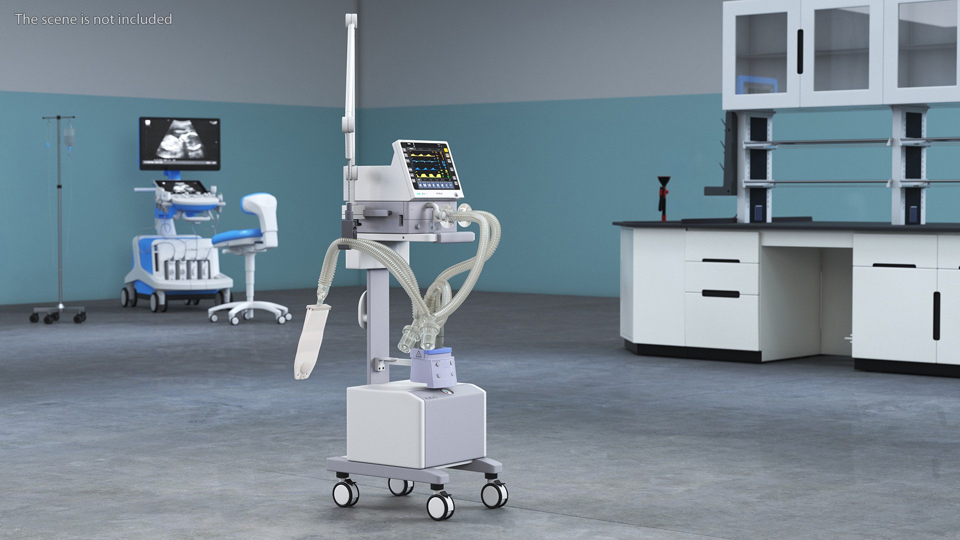 Mechanical Breathing Ventilator Mindray 3D - TurboSquid 2178309