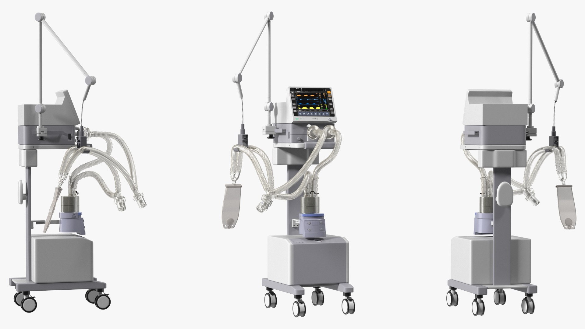 Mechanical Breathing Ventilator Mindray 3D - TurboSquid 2178309