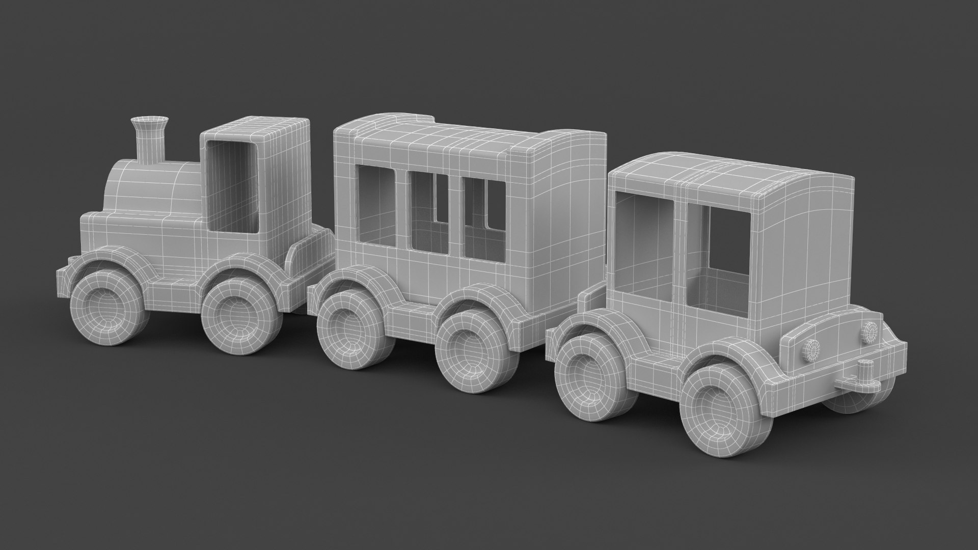 3D Toy Train - TurboSquid 1973146
