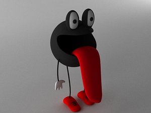 3d model cartoon monster