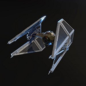 3D TIE interceptor Star Wars