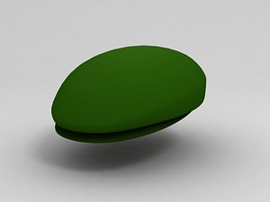 3D hat beret model