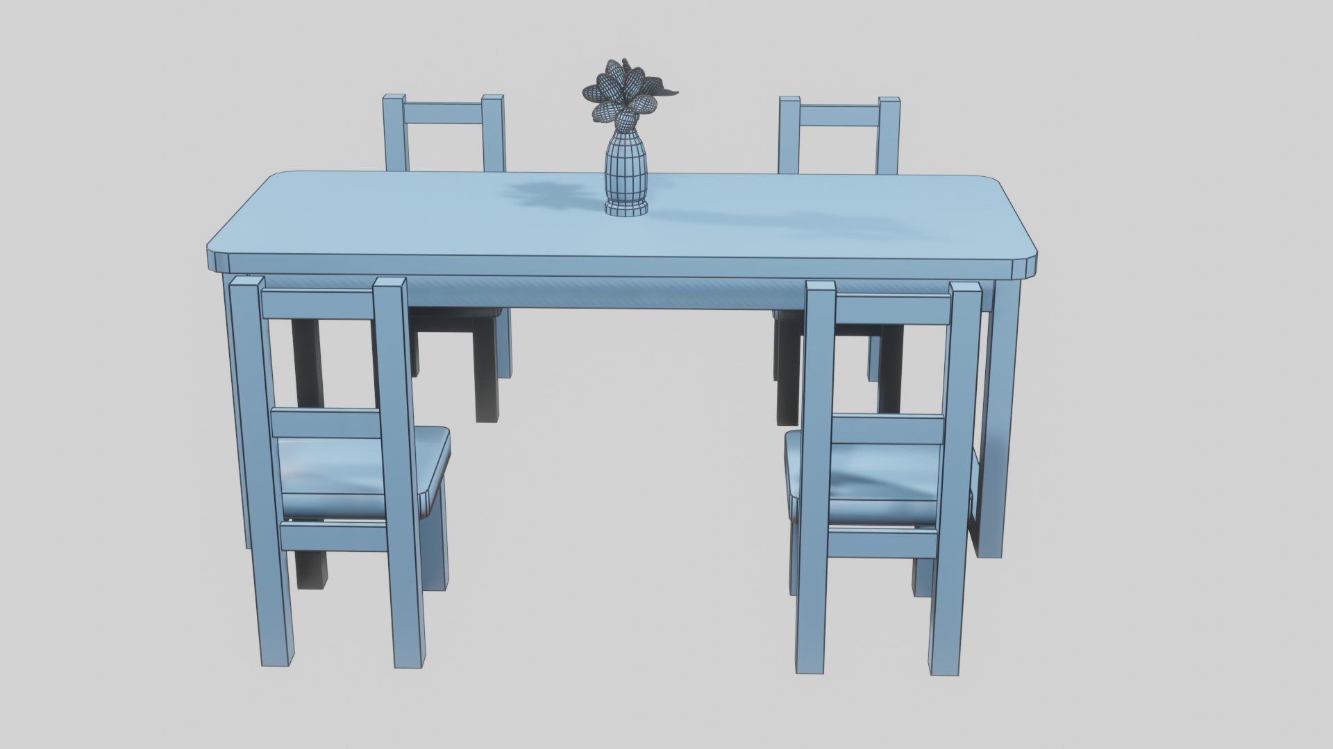 3D Wooden Table Chair and Vase Set https://p.turbosquid.com/ts-thumb/p7/FL9VIj/UE/wireframe/png/1735517436/1920x1080/fit_q87/ecb44999d815ad882d4d5f029e8d12bcda3d899f/wireframe.jpg