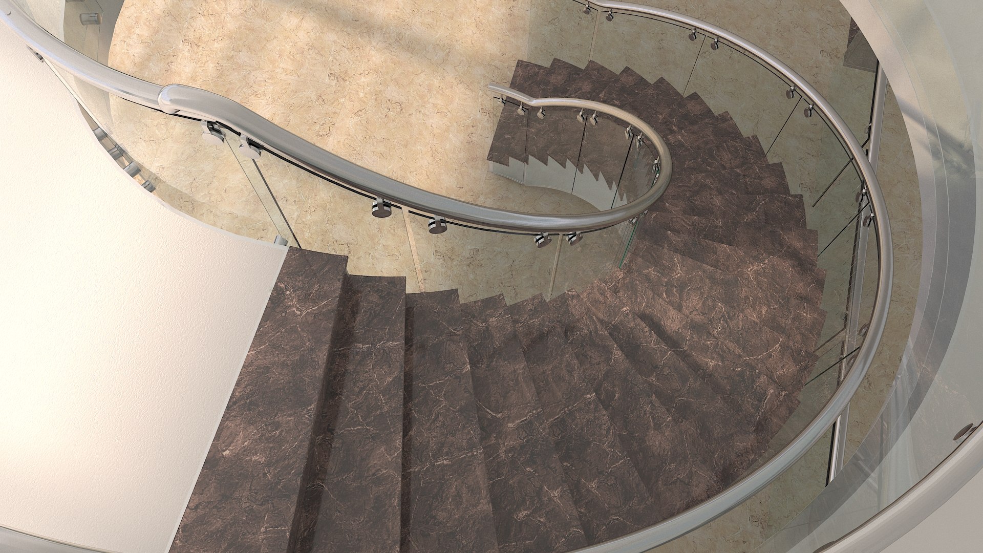 3d model staircase interior