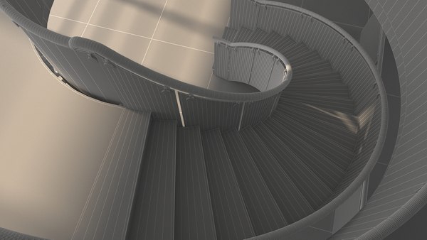 3d model staircase interior