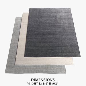 restoration hardware rugs 58 3D