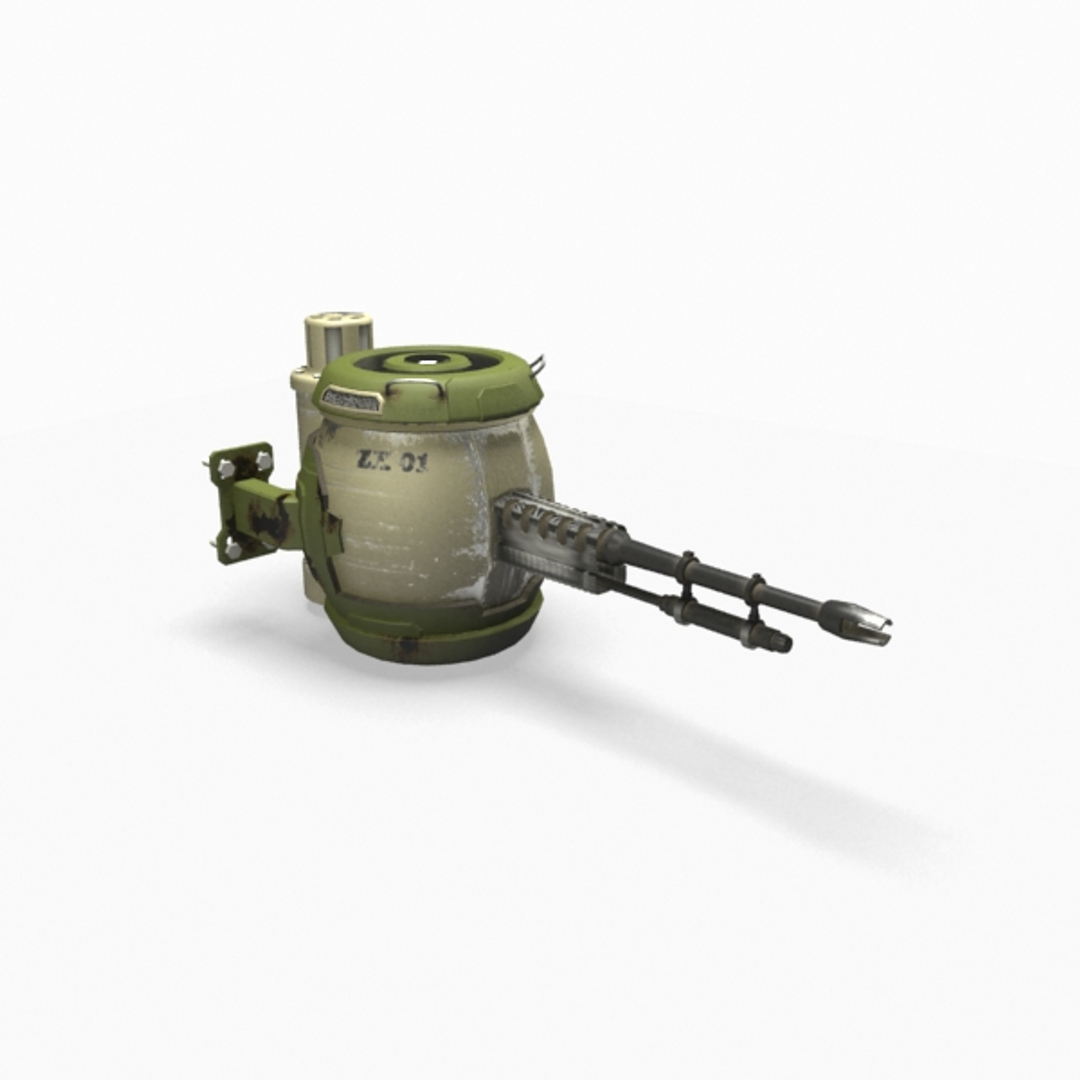 obj sci-fi turret https://p.turbosquid.com/ts-thumb/p7/HxZVMn/qCBIfPce/gun/jpg/1300347498/1920x1080/turn_fit_q99/e4b503cec35857f46f2fb8450c30683b300c3cb1/gun-1.jpg