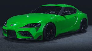 2020 Toyota GR Supra 3D Model  Gazoo Racing Performance 3D model