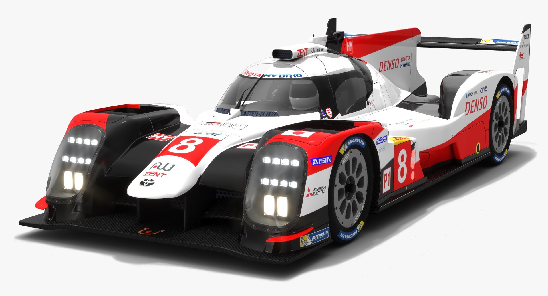 Toyota Gazoo Racing Ts050 3D Model - TurboSquid 1446662