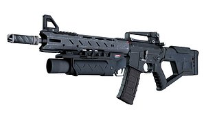 assault rifle 3D model