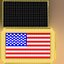USA Flag Patch model