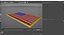 USA Flag Patch model