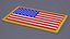 USA Flag Patch model