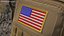 USA Flag Patch model