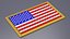 USA Flag Patch model