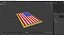 USA Flag Patch model