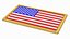 USA Flag Patch model