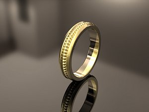 3D bead ring size 6