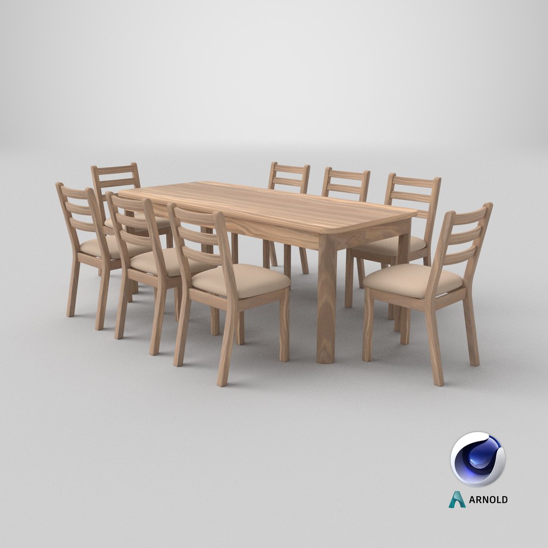 Realistic Wooden Dining Table with 8 Cushioned Chairs - PBR Textured Furniture 3D Model for Interior 3D https://p.turbosquid.com/ts-thumb/p7/R4PS5y/b9/stemcell_cinema_4d_arnold_render/png/1756091339/1920x1080/fit_q87/6db21578074eb62bc2cf10342404bd6427c1a7c5/stemcell_cinema_4d_arnold_render.jpg