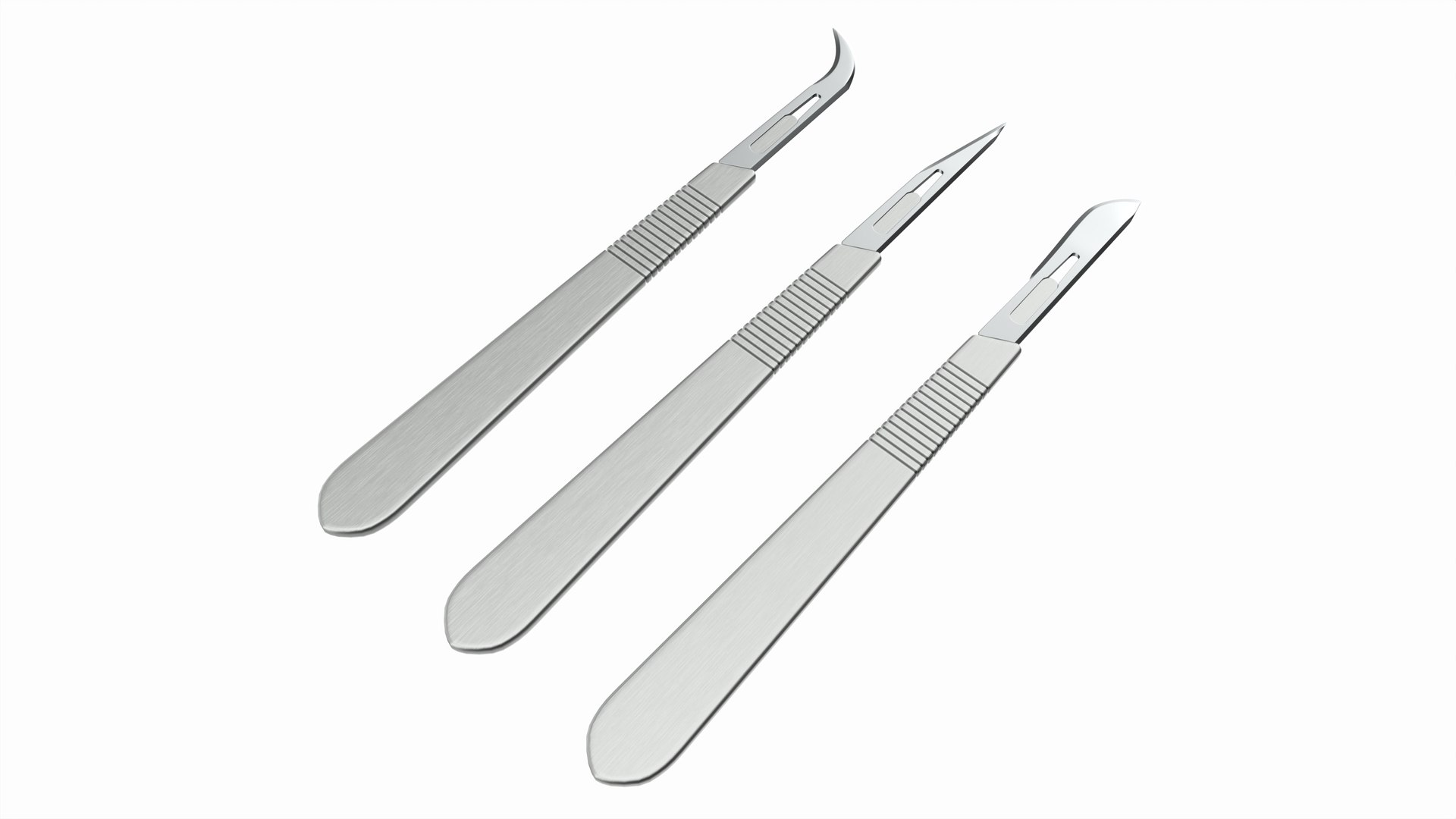 3D Model Scalpel Handle And Blade - TurboSquid 2224942