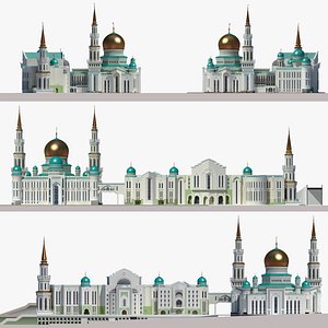 3D Mosque City model