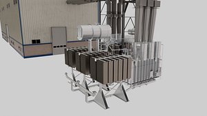 3D Steam Turbine Building