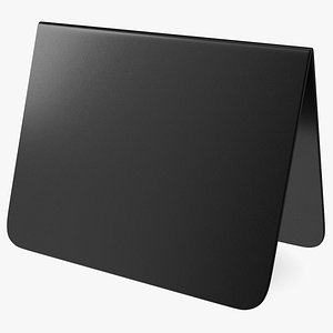 Mini Chalkboard Signs Black Empty 3D