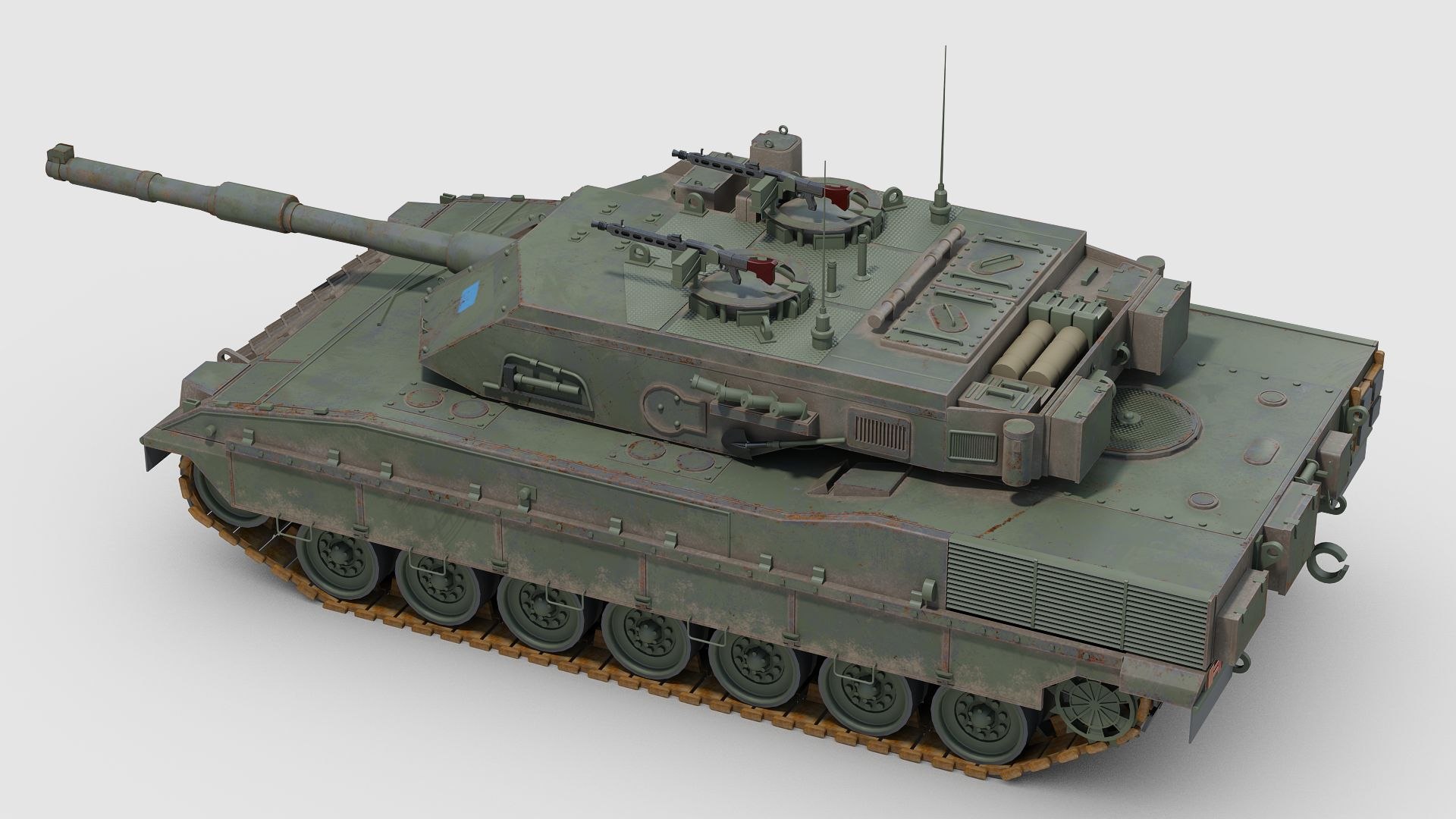 Italian C1 Ariete Tank 3d 3ds