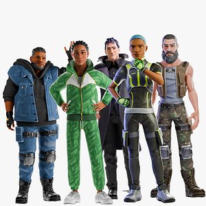 Stylized Urban Characters Pack