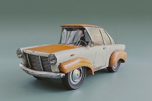 3D stylized car model