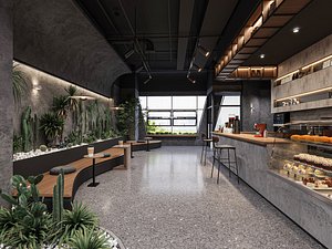 modern coffee 3D model