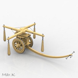 Assault chariot with flails