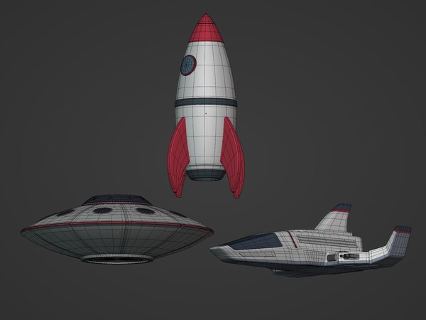 modelo 3d Paquete de naves espaciales - TurboSquid 1861172
