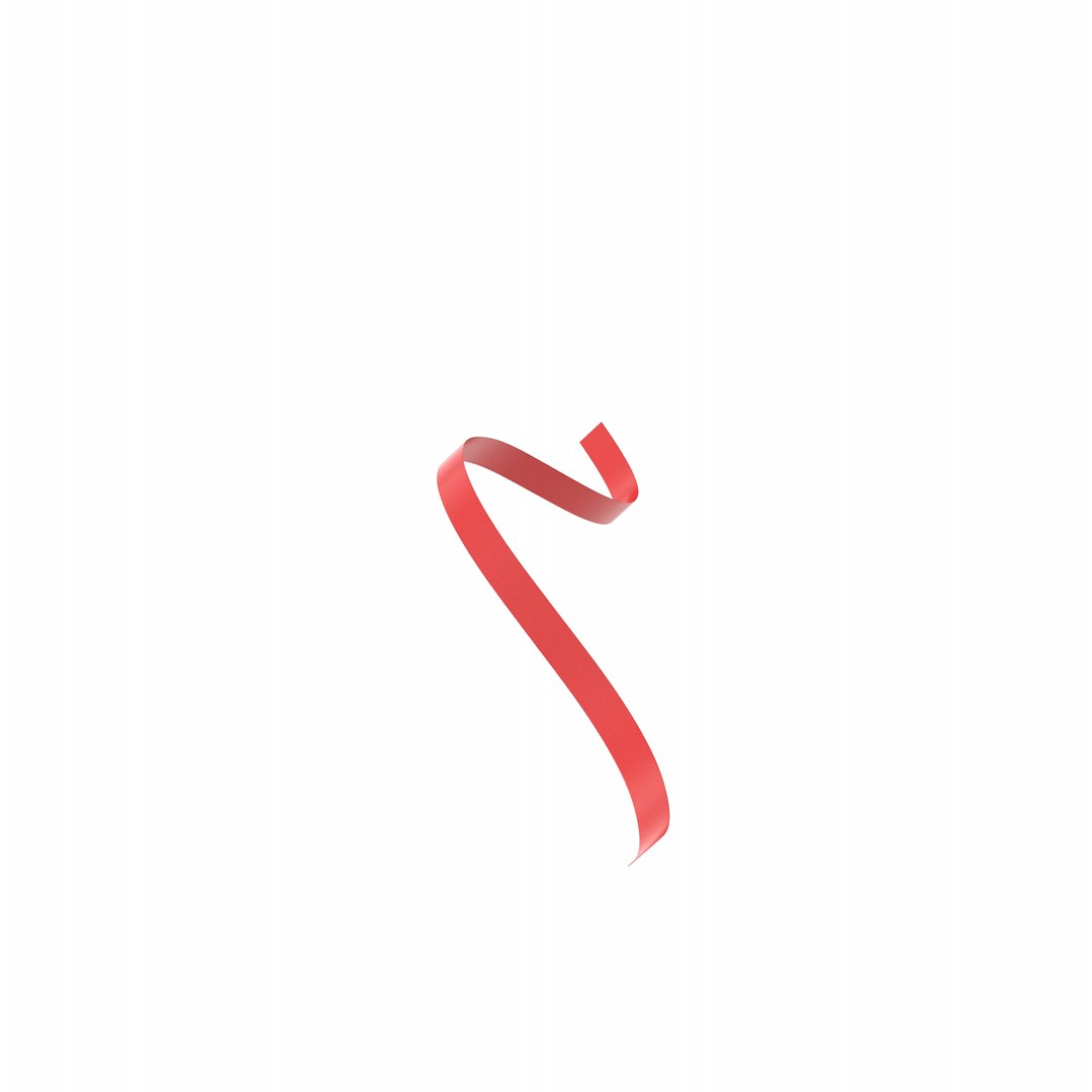 Red Ribbon Model - TurboSquid 2441873