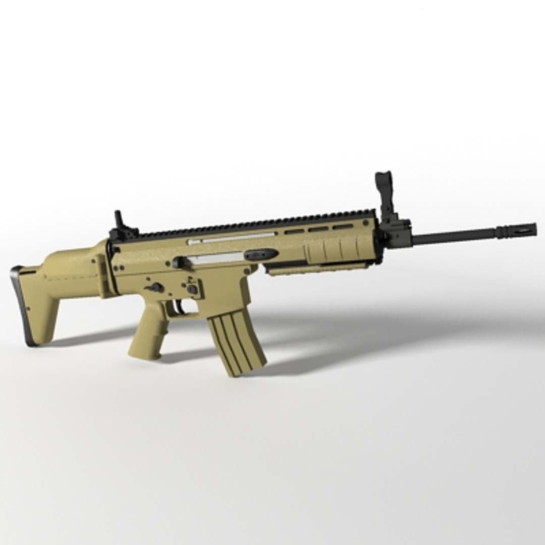 3ds Fn Scar-l Assault Rifle