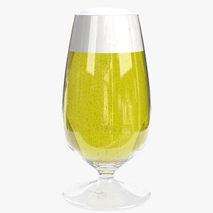 glass beer 4 3D model