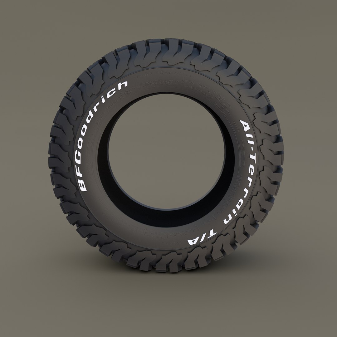 Bf Goodrich Tire 3D - TurboSquid 1283637