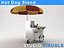 hot dog stand 3d model