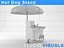 hot dog stand 3d model