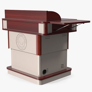 University Lectern 3D model