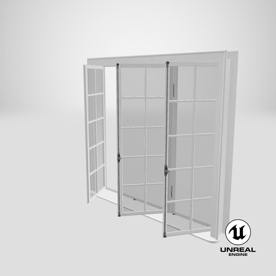 Classic window 05 half 3D - TurboSquid 1214444