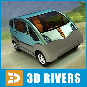 3ds max new car mini cat