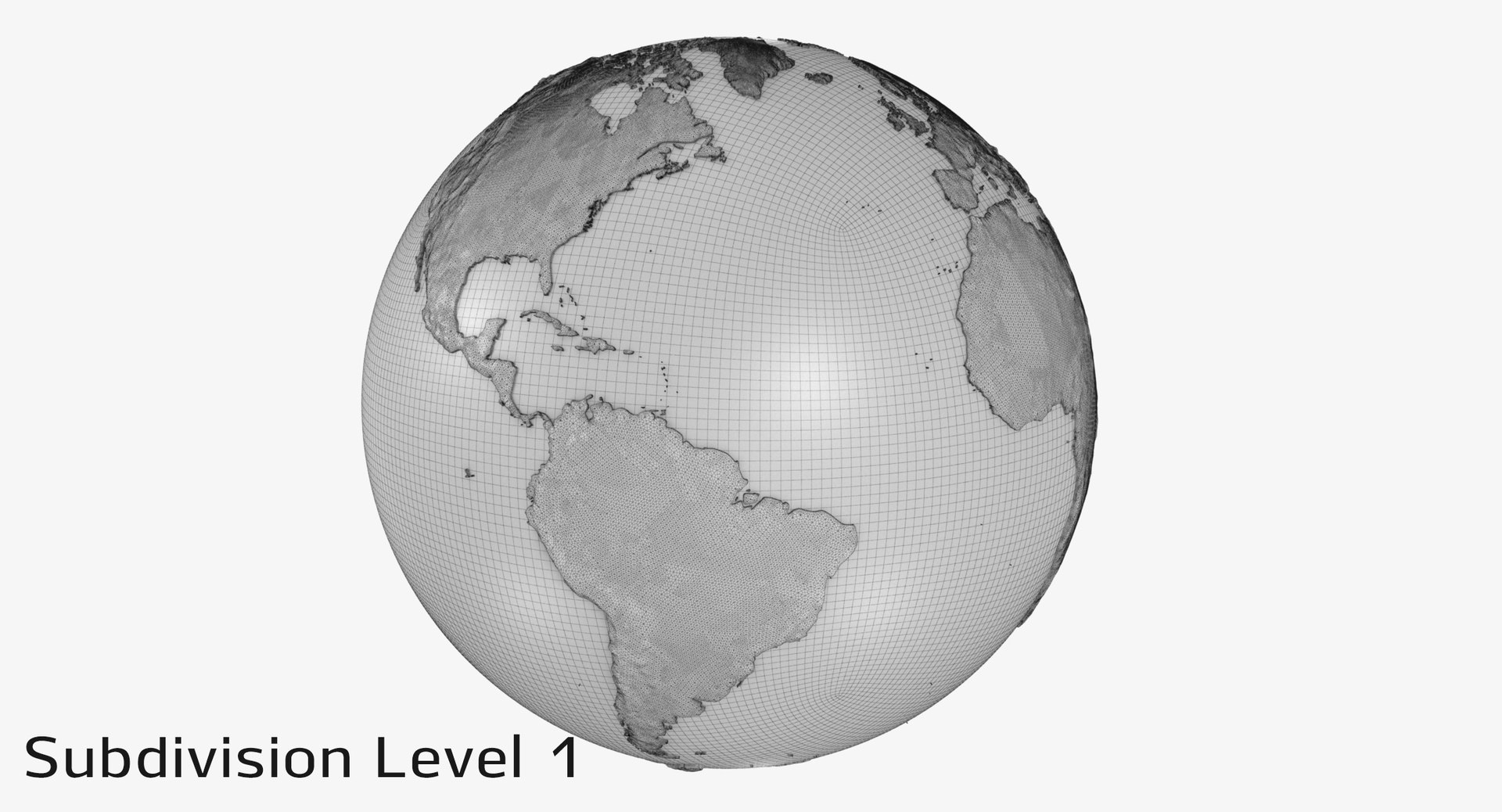 3D Solid Color Topographic Globe Model - TurboSquid 2316789