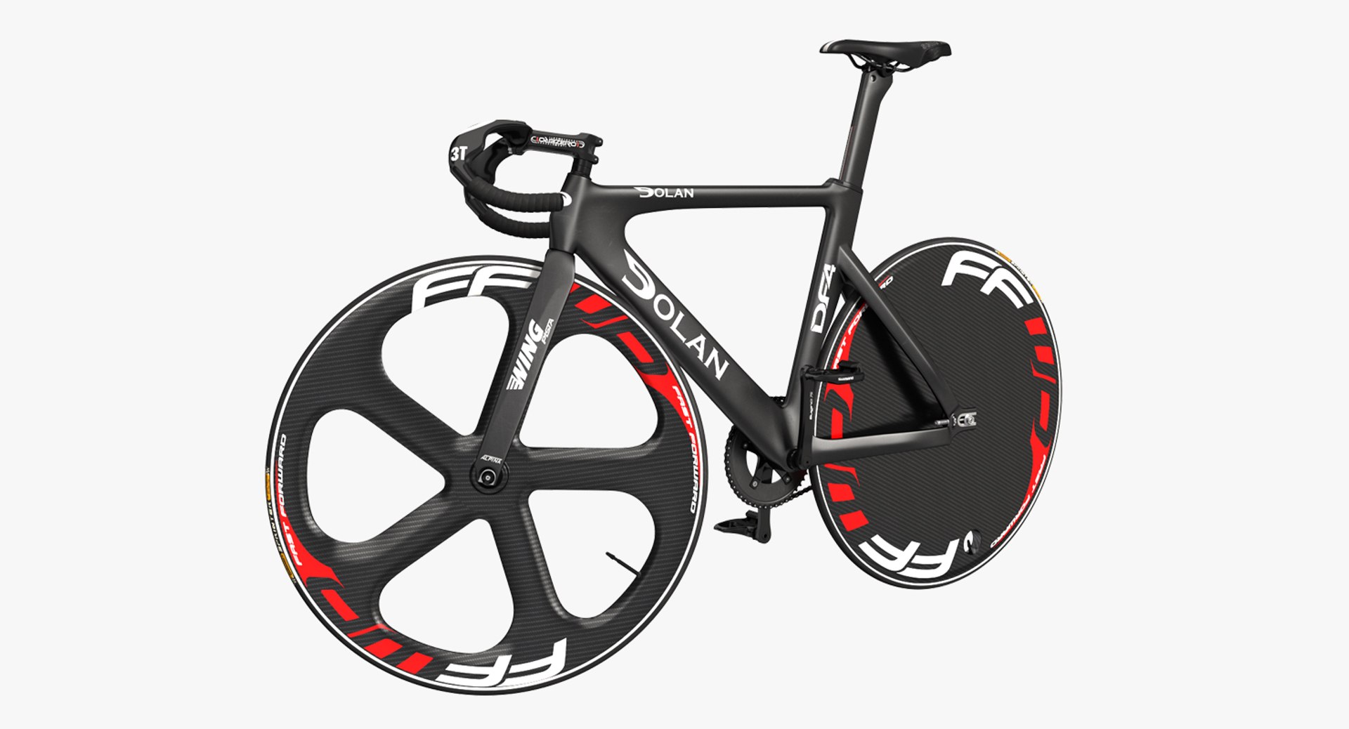 3d Dolan Df4 Carbon Track Turbosquid 1313937