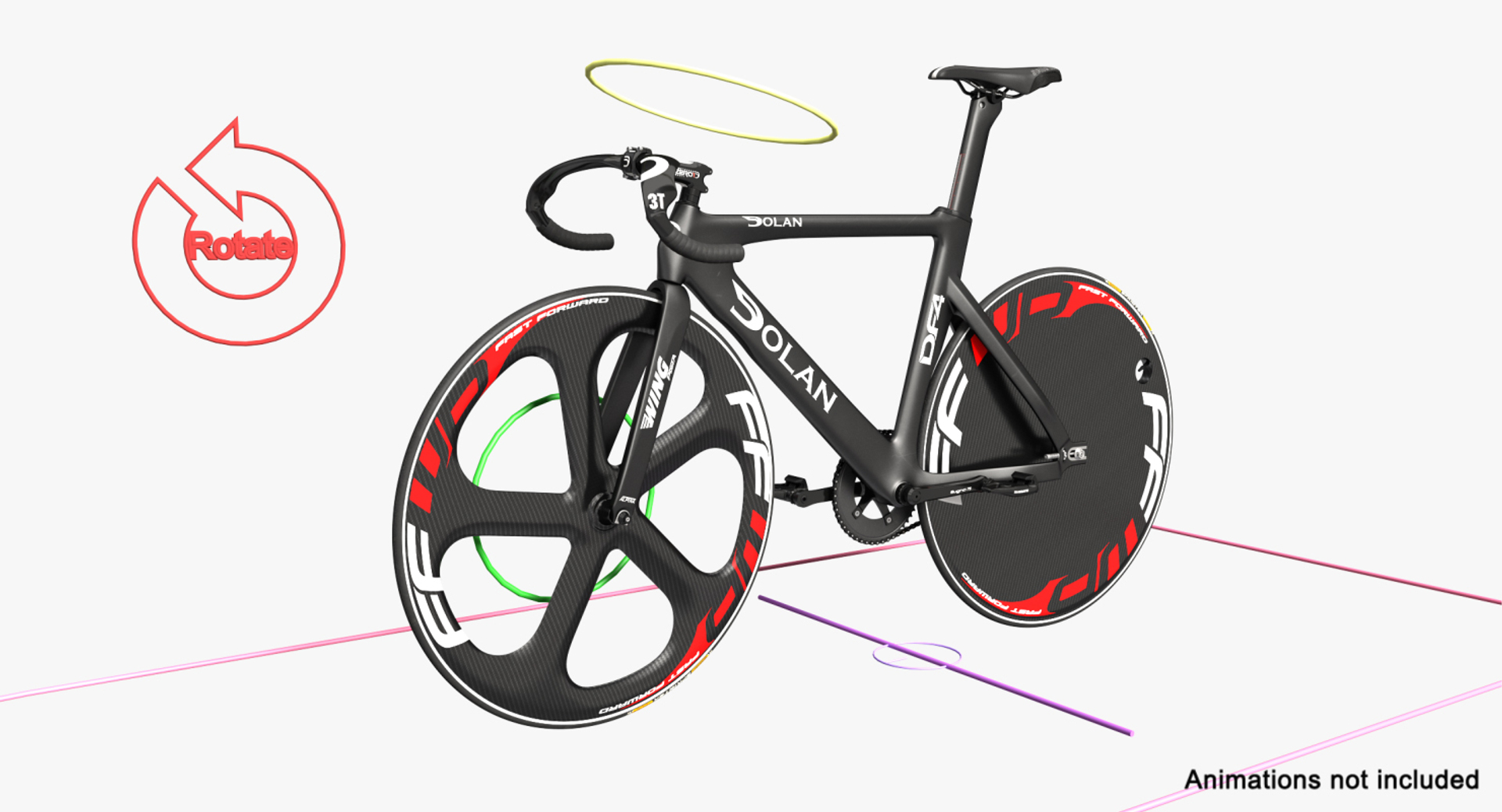3D Dolan Df4 Carbon Track TurboSquid 1313937