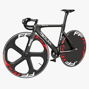 Dolan DF4 Carbon Track Bike Rigged