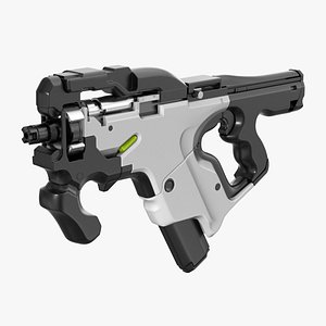 sci fi gun 3D