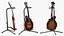 Classic Archtop Mandolin with Tripod Stand