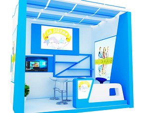 stand exhibition booth 3D model